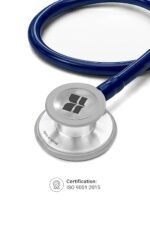 Knya 6sense Stethoscope for Doctors & Residents | Tunable Diaphragm | Dual-Head Chest Piece for Adult & Pediatric Use | Lightweight Stainless Steel | Latex-Free Tubing | Soft-Seal Ear Tips | Premium Gift Box | for Medical Students (Navy Blue) - Image 4