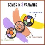 INSIGHT Pro Concealer Palette - Shade Corrector | Makeup Wheel for Face | Satin–Matte Finish | 3-in-1 Conceal, Contour & Correct | Waterproof | Full Coverage | 15gm - Image 5