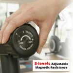 Propel HX 111 Silent Magnetic Elliptical Cross Trainer for Home | Advanced 3-Piece Crank System | 8-Level Resistance | Adjustable Anti-Slip Pedals | Pulse Sensors | 100 Kg Capacity - Image 4