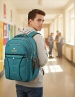 60L Large 3-Compartment Spacious Durable School Bag For 5Th To 10Th Class,College Bag,Tution Bag and Travelling Backpack Waterproof For Both Boys And Girls - Image 2