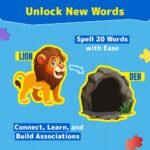 Kids Puzzleup Learn Animal Homes,10-In-1 Entry Level Puzzle,45 Big Size Jigsaw Pieces,Montessori Educational Toy To Improve Memory & Unlock New Words,Gift For Boys & Girls Age 3,4 & 5 Yrs - Image 6