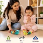 Dancing Caterpillar Wind-Up Toy – Educational Crawling Toy for Toddlers & Babies | Motor Skill & Color Development | Pack of 1 - Image 3