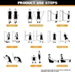 QUXIS Resistance Bands Set – 5 Stackable Exercise Tubes (Upto 45Kg) with Handles, Door Anchor, Ankle Straps & Carry Bag for Strength Training, Pilates, Physical Therapy & Home Gym – Men & Women - Image 8
