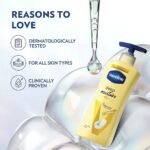 Vaseline Deep Moisture Body Lotion with Ceramide Hyaluron Fillers | 10X More Moisture for Cushion Soft Glowing Skin | For Dry Skin | Lightweight Non-Sticky Formula | 600ml - Image 8