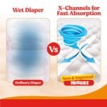 Huggies Comfy Pants Baby Diaper, Medium (M) Size (7-12 Kgs), Pack of 102 (34 Count, Pack of 3) - Image 4