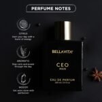 Bella Vita Luxury CEO Man | Long Lasting EDP 100ml | with Lemon, Lavender, Tonka, Mandarin & Vetiver | Premium Fragrance Perfume for Men | Ideal for Every Moment - Image 7
