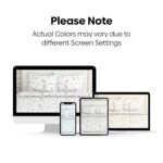 Haus & Kinder Bedsheet for Double Bed King Size, 108X108 Inches King Size Bed Sheet Cotton 186 TC Bedsheets with 2 Pillow Covers- Exotic Wings, White - Image 8
