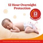 Huggies Comfy Pants Baby Diaper, Medium (M) Size (7-12 Kgs), Pack of 102 (34 Count, Pack of 3) - Image 3