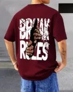 AUSK Baggy Hip-Hop T-Shirt for Men - Graphic Printed T Shirts || Oversized Men Tshirt || T-Shirts - Image 2