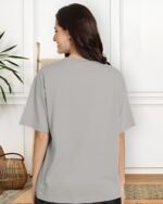 AUSK Oversized T-Shirt for Womens || Graphic Front Printed Loose fit Womens Tshirt - Image 3