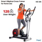 Propel HX 69i Silent Elliptical Cross Trainer for Home | 7 Kg Flywheel | 16" Extended Natural Stride | 8-Level Magnetic Resistance | 120 Kg Capacity | LCD Display | Pulse Sensors | Anti-Slip Pedals - Image 2