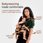LuvLap Royal Hip Seat Baby Carrier with 4 Carry Positions, Baby Carrier with Hip seat for 6 to 24 Months Baby, Adjustable New-Born to Toddler Carrier, Max Weight Up to 15 Kgs (Black) - Image 5