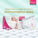 Morisons Baby Dreams – Supersoft Diaper Pants Large (L) – 62 Count (9-14 Kgs) | 16X More Absorption using Liquid Multi-Lock Technology | Enriched with Aloe Vera for Rash Protection | Wetness Indicator - Image 2