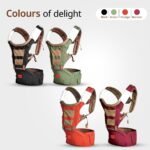LuvLap Royal Hip Seat Baby Carrier with 4 Carry Positions, Baby Carrier with Hip seat for 6 to 24 Months Baby, Adjustable New-Born to Toddler Carrier, Max Weight Up to 15 Kgs (Black) - Image 7