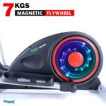 Propel HX 69i Silent Elliptical Cross Trainer for Home | 7 Kg Flywheel | 16" Extended Natural Stride | 8-Level Magnetic Resistance | 120 Kg Capacity | LCD Display | Pulse Sensors | Anti-Slip Pedals - Image 3
