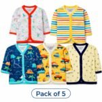 Tinchuk Baby Boy's & Baby Girl's Printed T-Shirt/Jhabla/Nightsuits with Assorted Prints- Multi-Pack - Image 8