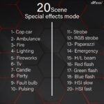 HIFFIN HF196 Portable Pocket RGB LED 12w Video Light with Adjustable Stand | 5000 MaH Inbuilt Battery | 20 Lighting Effect Modes Ultra Bright Camera Lighting with Soft Light and Honeycomb Frame - Image 5