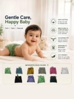 Rigo Baby Cotton Cloth Diapers | Reusable Adjustable Nappy | Pack of 10 - Image 3