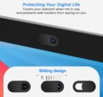 Sounce Laptop Camera Cover Webcam Cover Slider Ultra Thin Privacy Protection Slide Blocker for Laptop PC MacBook Tablet Smartphone iPad iPhone All-in-One Desktop PS4 Strong (Pack of 10 Pieces) - Image 4