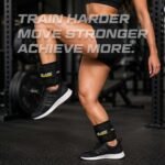 De Jure Fitness Adjustable Ankle & Wrist Weights Pair (1KG x 2) for Men & Women | Strength Training, Walking, Running, Workout, Yoga | Comfortable, Durable | Z Black – 2KG - Image 4