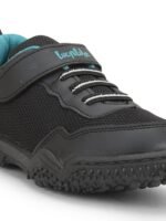 Liberty Lucy & Luke Black & Grey Casual Shoes for Kids - Knit-Mesh Slip-On - Image 7