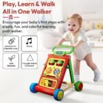 StarAndDaisy Baby Walker/Multipurpose Push Walker for 0-24 Months (Push Walker - Orange) - Image 3