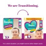 Pampers Active Baby Taped Diapers, Medium size diapers, (6-11kg) 90 count,taped style custom fit - Image 2