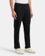 Jockey 9500 Men Super Combed Cotton Rich Regular Fit Trackpant with Side Pockets - Image 2