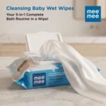 Mee Mee Wet Wipes for Baby Skin with Aloe Vera | 72 Wipes x Pack of 3-216 Wipes | Paraben Free, Gental fresh fragrance, pH Balanced, Dermatologically Safe, Baby Wipes Combo | Pack Lid - Image 2