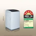 Haier 6 kg 5 Star Oceanus Wave Drum Washing Machine Fully Automatic Top Load (HWM60-AE, Moonlight Silver) - Image 7