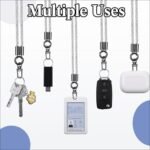 GadgetBite Small Diamond Charm Phone Lanyard: Stylish Cross-Body Mobile Holder Strap, Hands-Free Neck Chain Accessory, Ideal for iPhone & Most Smartphones with Charms for Phone Cases - Image 5