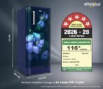 Whirlpool 184 L 5 Star Direct-Cool Single Door Refrigerator with Intellisense Inverter Compressor (205 WDE ROY 5S Inv SAPPHIRE SPRING-Y, Blue, 2026 Model) - Image 13