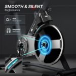 Fitkit by Cult FK7004 Premium Magnetic Spin Bike | 130kg Support | Stepless Resistance & 8kg Flywheel | LCD Display with Heart-Rate Tracking | Tablet Holder | Smooth & Silent Ride for Home Fitness - Image 2
