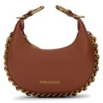 Miraggio Eve Mini Bag With Adjustable & Detachable Crossbody Sling Strap | Top Handle Half Moon Bag | Gift For Women - Image 6