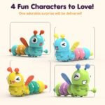 Dancing Caterpillar Wind-Up Toy – Educational Crawling Toy for Toddlers & Babies | Motor Skill & Color Development | Pack of 1 - Image 7