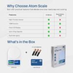 ATOM/Aliston K1 Series A121/SF-400 Digital Weighing Machine/Scale (10kg, 1g accuracy) High Precision Scale for Food with Large LCD Display, Tare Function Multi weighing mode-g, oz For Home, Kitchen - Image 4