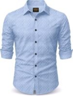 Men Linen Cotton Full Sleeve Shirt for Man | Mens Casual Shirt |Shirts for Men Stylish | Men Shirts | Casual Business Party Festival Regular Fit - Image 2