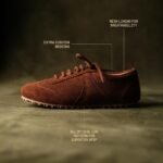 Theater Women Combats Suede Sneakers | Soft Lace-Up Walking Shoes with Cushioned Grip Sole | Lightweight, Stylish & Comfortable Suede Footwear - Image 3