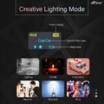 HIFFIN HF196 Portable Pocket RGB LED 12w Video Light with Adjustable Stand | 5000 MaH Inbuilt Battery | 20 Lighting Effect Modes Ultra Bright Camera Lighting with Soft Light and Honeycomb Frame - Image 4