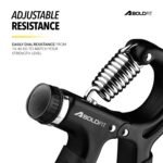 Boldfit Hand Gripper for Men & Women Hand Grip Strengthener for Forearm, Wrist & Finger Workout Fitness Equipment for Home & Gym Training - Black 40Kg - Image 5