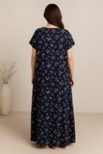 Bahumaan Pure Cotton Nighty for Woman | Floral Gown for Women Nightwear with Pocket | Cotton Nighty for Women Stylish | Maxi for Women Cotton - Image 6