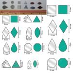 12 Shape Mirror Kit for Craft Mirror Work, Lippan Art, Jewellery Work,(Total 1200+Pcs Mirror, Each Shape Have 100+Pcs)+ One Glue Cone Free, Multicolor - Image 2
