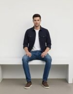 DEELMO Men’s Stylish Cotton Blend Casual Shirt || Full Sleeve Button-Down Shirt with Dual Flap Pockets || Comfortable Breathable Fabric || Perfect for Casual Office and Outing Wear - Image 5