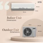 IFB 1.5 Ton 5Star,New star rated,AI Powered Inverter Split Air Conditioner with Inbuilt WiFi,Hybrid Mode, 8in1 Flexi Mode,Heavy Duty Compressor,Self Clean,100% Copper Tubes,CI195SS32SGM3, White - Image 3