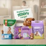 TEDDYY Easy Baby NB Size Diaper Pant Style | 66 Count (New Born)| Upto 5 kgs (Pack of 8) | Long Protection Hours | Anti-Bacterial | Airy Breathable Fit | Rapid Soaker Channels with Wetness Indicator - Image 9