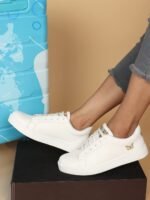 Longwalk Round White Sneakers for Women - Image 7