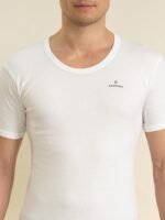 Lux Cozi Men's Half Sleeve Vest Pack of 3 | Cotton Round Neck Vest for Men | White Cotton Banyan | Soft, Breathable & Lightweight Men's Innerwear - Image 6