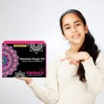 Funtaala Wooden Mandala Paint Kit Tea Coasters Art and Craft Kit | DIY Coaster Painting Set with Colours and Brush | Gift for Girls and Boys Ages 9-15 | Mandala Art Coasters - Image 9