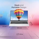 Acer Aspire 3 Laptop Intel Core Celeron N4500 Processor Laptop (8 GB LPDDR4X SDRAM/256 GB SSD/Win11 Home/38 WHR/HD Webcam) A325-45 with 39.63 cm (15.6") HD Display, Pure Silver, 1.5 KG - Image 2