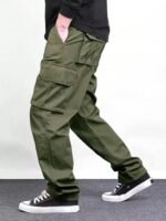Lymio Cargo for Men | Cotton Cargo Pant | Drawstring Waist Pant (Also Available in Plus Sizes) (46-49) - Image 5